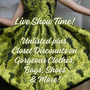 Live show alert! Like this listing to be notified when I go live!